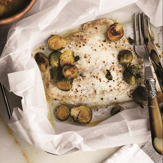 Fırında Brüksel Lahanalı Levrek