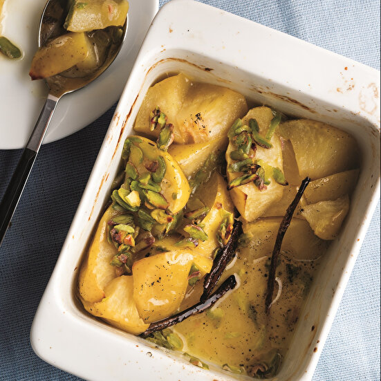 Fırında Vanilyalı Elma