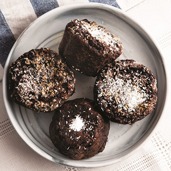 Elma ve Tatlı Patatesli Muffin