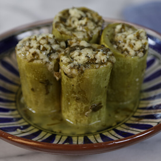 Peynirli Sakız Kabağı Dolması