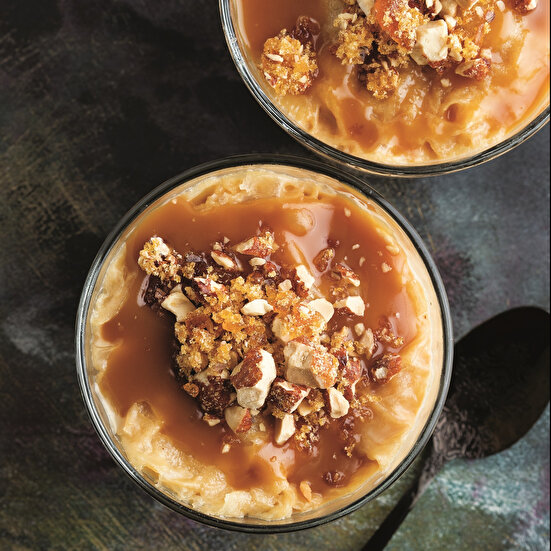 Fıstık ve Karamelli Güllaç