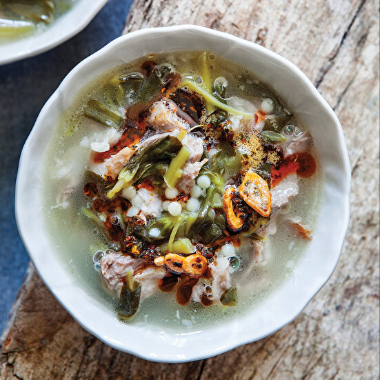 Gerdanlı Semizotu Çorbası