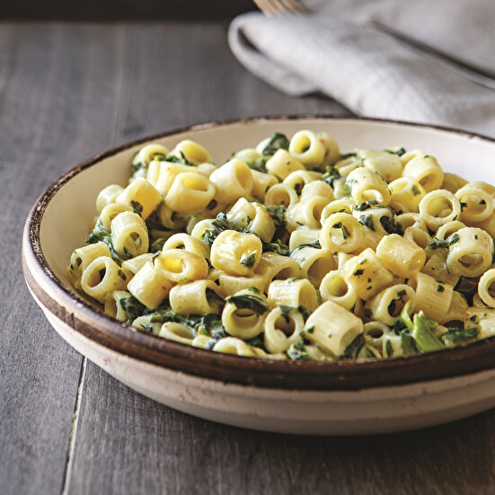 Kremalı Ispanaklı Makarna