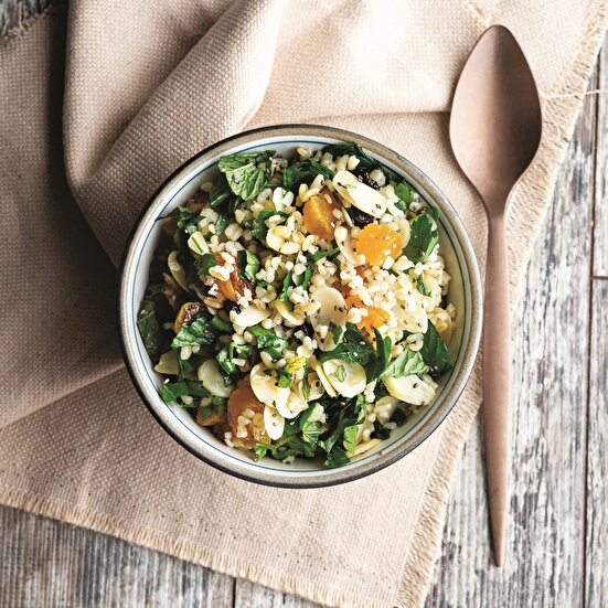 Arta Kalan Bulgur Pilavından Soğuk Salata