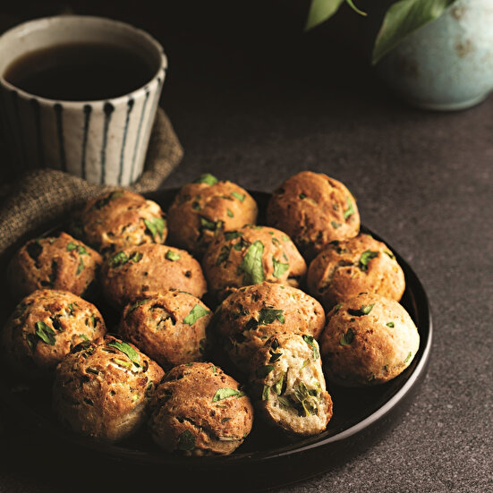 Maydanozlu Lorlu Siyez Unlu Poğaça