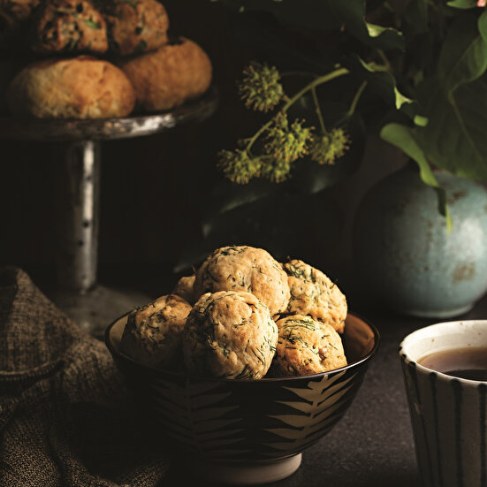 Dereotlu Cevizli Poğaça