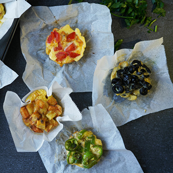 Muffin Kalıplarında Omlet