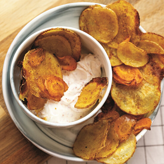 Fırında Patates ve Havuçla Dipsos