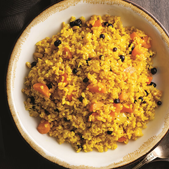 Havuçlu Zerdeçallı Bulgur Pilavı