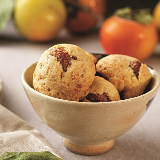 Trabzon Hurması Dolgulu Kurabiye