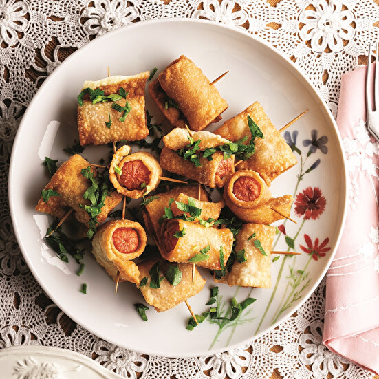 Sosisli Hamur Kızartması