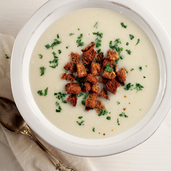 Patatesli Pırasa Çorbası