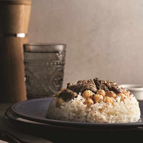 Etli Nohutlu Pirinç Pilavı