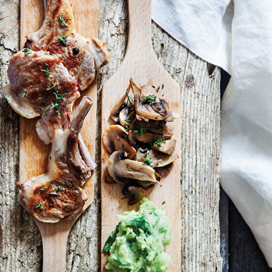 Marine Pirzola ve Taze Sebzeli Ezme