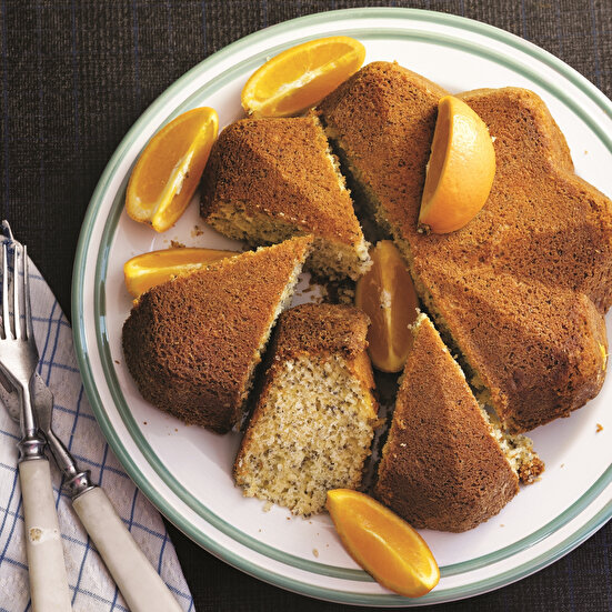 Portakal ve Chialı Kek