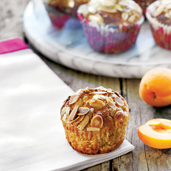 Kayısılı Tam Buğday Unlu Muffin