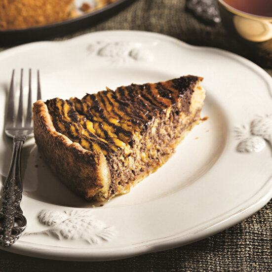 Bal Kabaklı Zebra Tart
