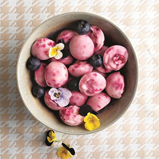 Frambuazlı Donmuş Lokmalar