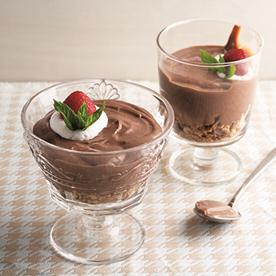 Bisküvili Çikolatalı Muhallebi