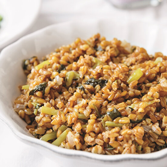 Semizotlu Siyez Pilavı