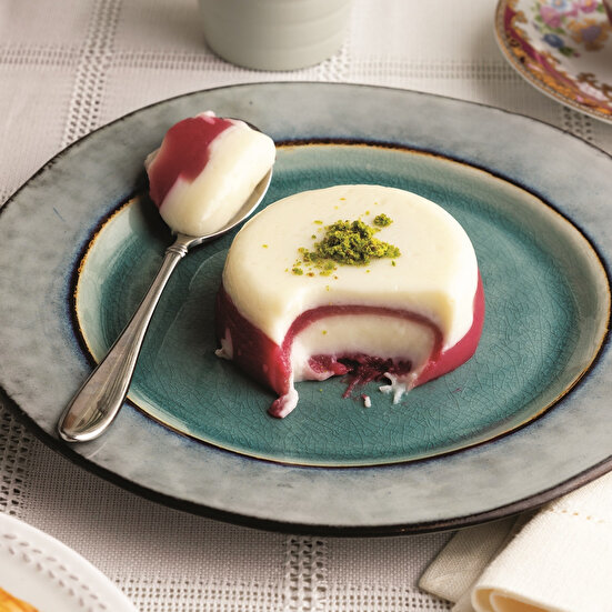 Hibisküslü Zebra Muhallebi