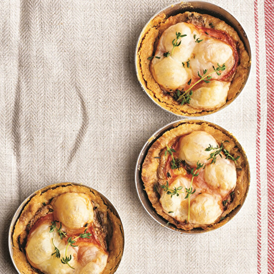 Mozzerella ve Domatesli Tartolet