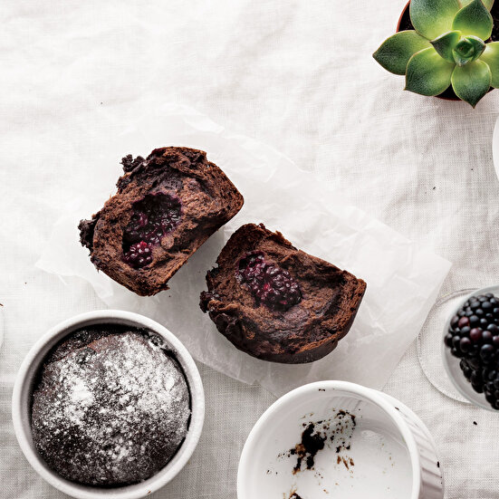 Çikolatalı Böğürtlenli Ekmek