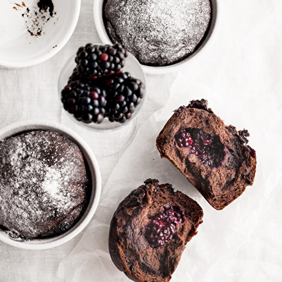 Çikolatalı Böğürtlenli Ekmek