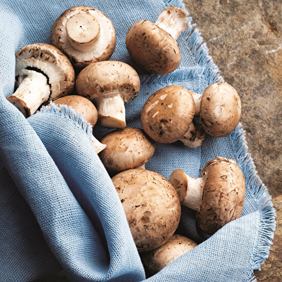Bademli Biberli Mantar Çorbası