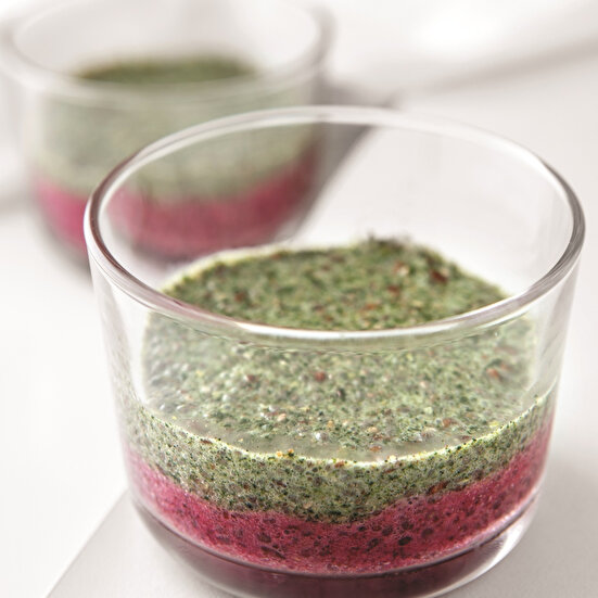 Ispanak ve Pancarlı Chia Puding