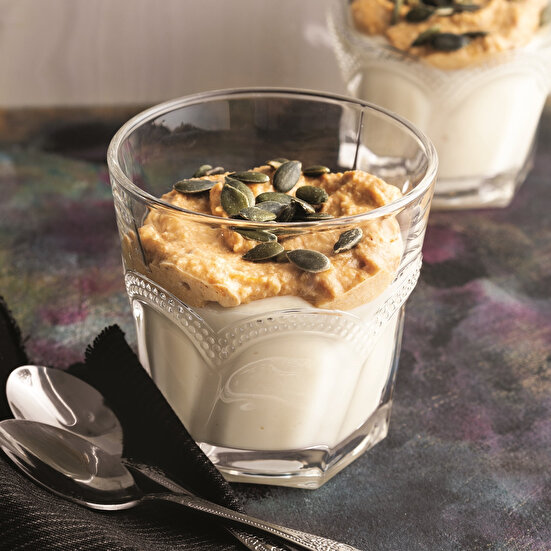 Trabzon Hurması Soslu Muhallebi