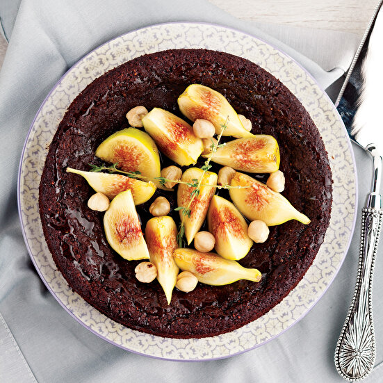 Unsuz Şekersiz İncirli Kek