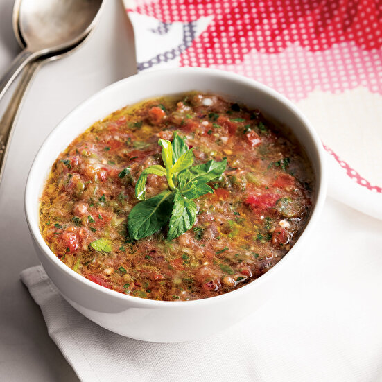 Soğuk Yaz Salatası Çorbası