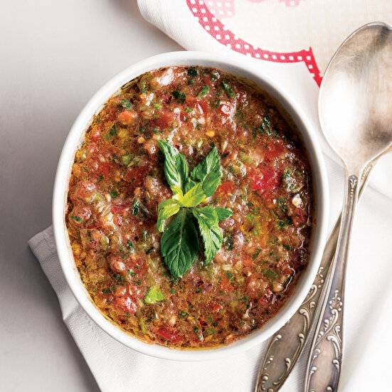 Soğuk Yaz Salatası Çorbası