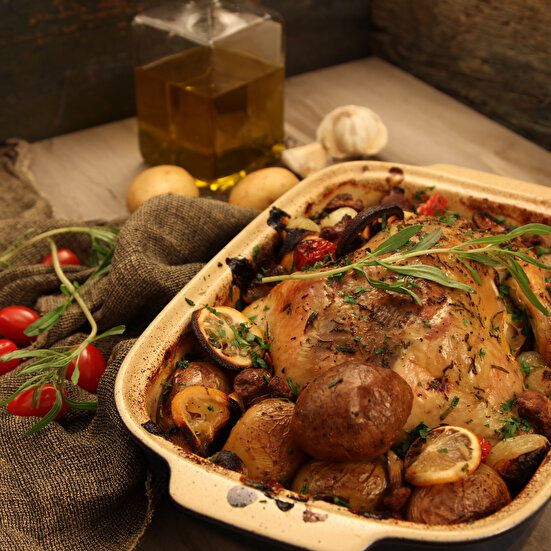 Fırında Bütün Tavuk