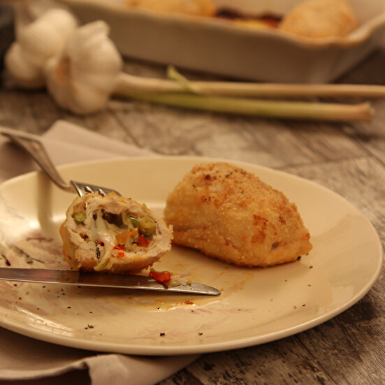 Garnitürlü Tavuk Sarma