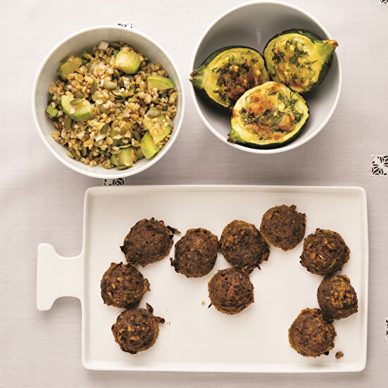 Kabak Çekirdekli Siyez Bulguru Yemeği