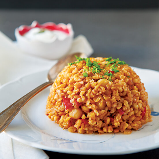 Nohutlu Bulgur Pilavı