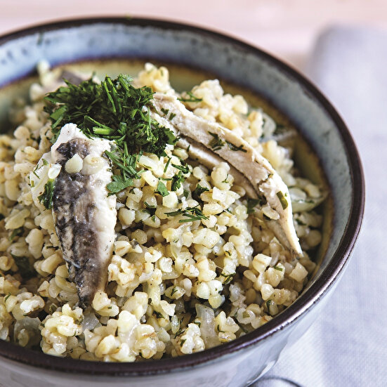 Hamsili Bulgur Pilavı
