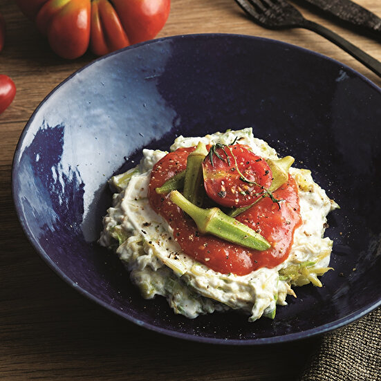 Kızarmış Bamyalı Domates