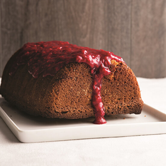 Limonlu Frambuazlı Fıstıklı Kek