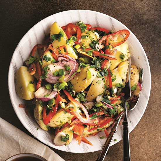 Taze Patates Salatası