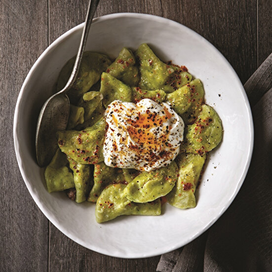 Kıymalı Ispanaklı Mantı