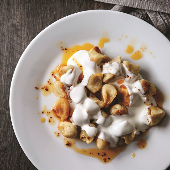 Fırında Kızarmış Mantı