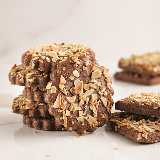 Kakaolu Bademli Sable Kurabiye
