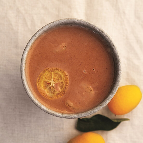 Kumkuatlı Sıcak Çikolata