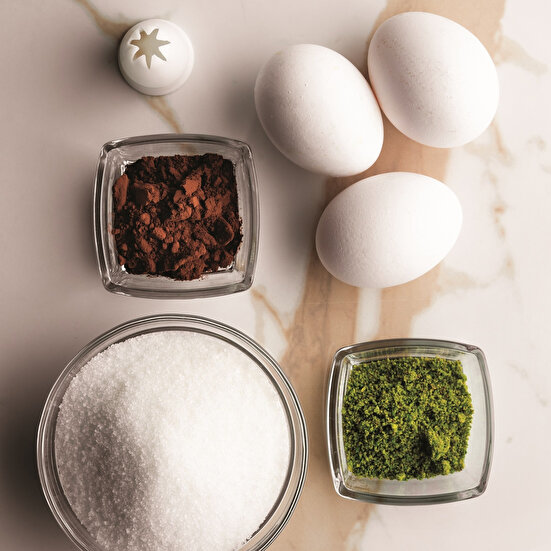 Kakaolu Fıstıklı Beze