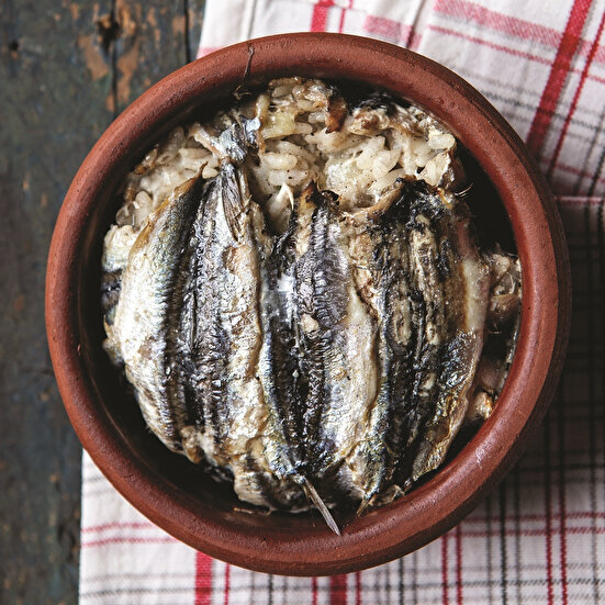 Fırında Hamsili Pilav