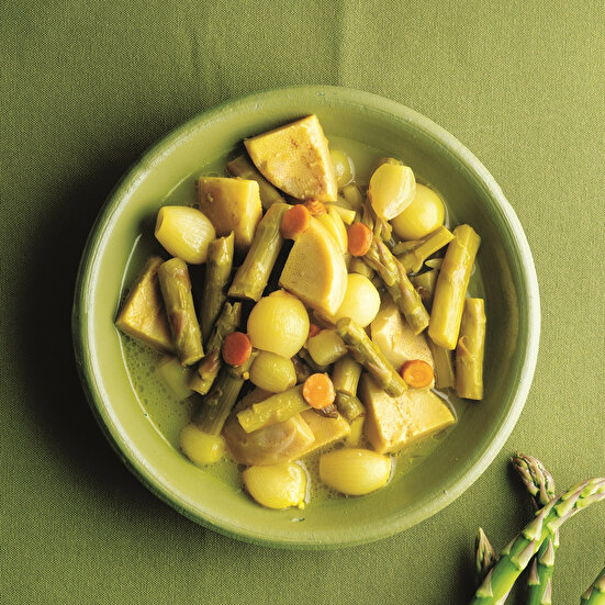 Taze Zerdeçallı Kuşkonmazlı Enginar