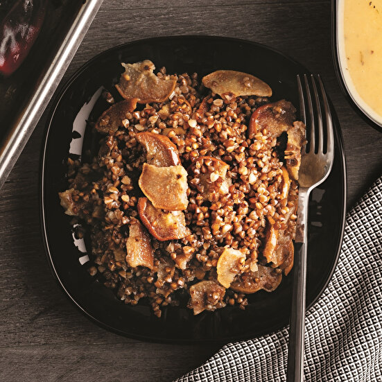 Kuru Armutlu Karabuğday Pilavı